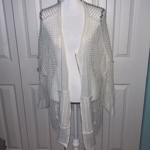 Oversized knit cardigan/cover up